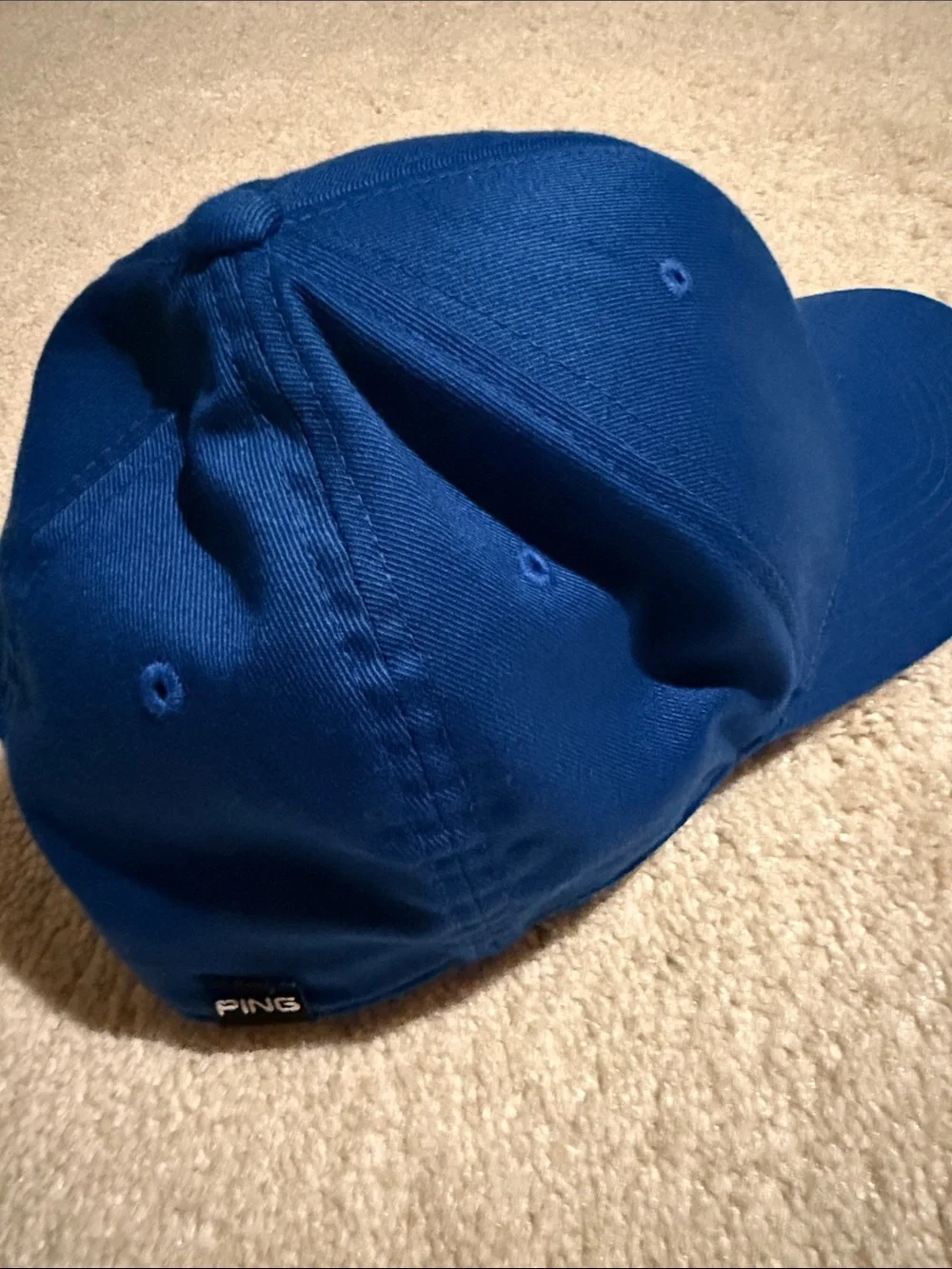 Ping Royal Blue Golf Cap with White Logo